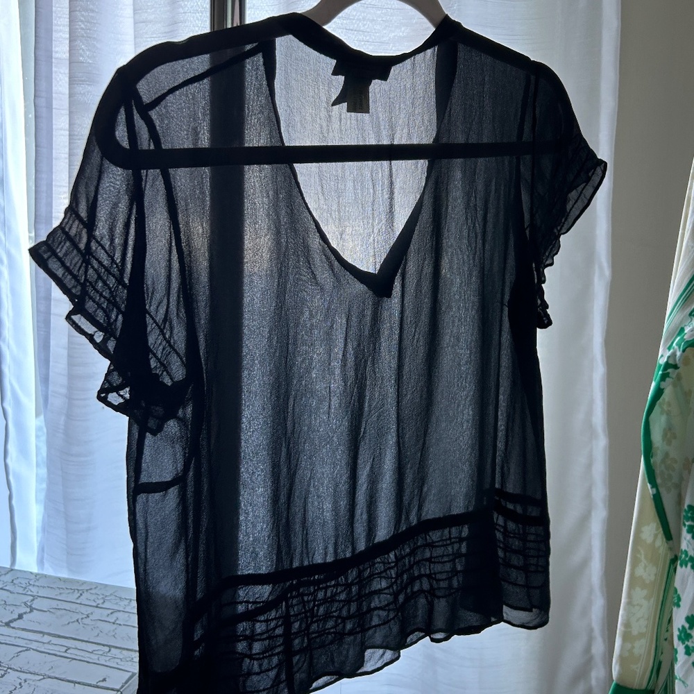 Sheer Silk Blouse